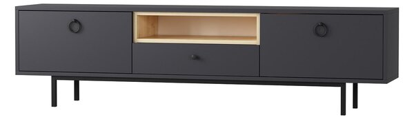 TV stolek/skříňka Dedoto (antracit). Akce -25%
