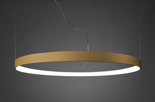 Thoro TH.217 - LED Lustr na lanku RIO LED/30W/230V CRI95 4000K pr. 55 cm zlatá