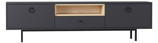 TV stolek/skříňka Dedoto (antracit). Akce -25%