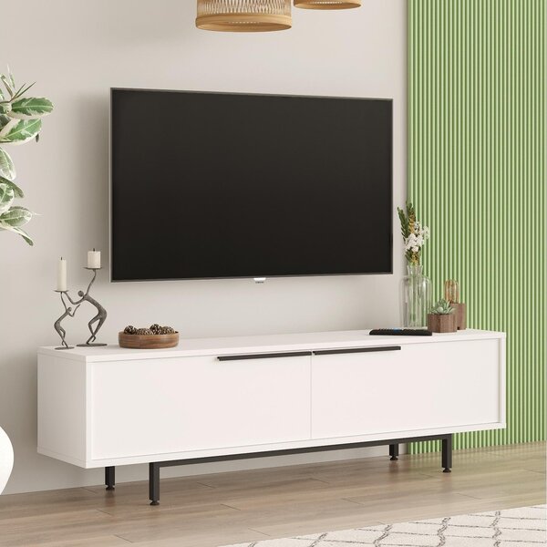 TV stolek/skříňka Nimelo 7 (bílá). Akce -25%