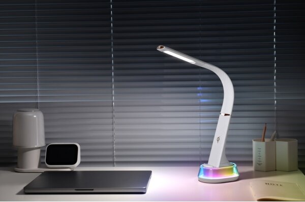 Immax 08973L - LED RGB Stmívatelná stolní lampa CORELLA LED/7W/12/230V černá