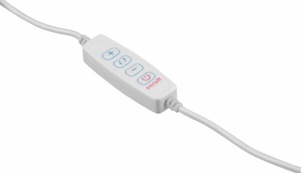 Extol - LED Stmívatelná stolní lampa s lupou LED/8W/5V 2900/4500/7500K bílá