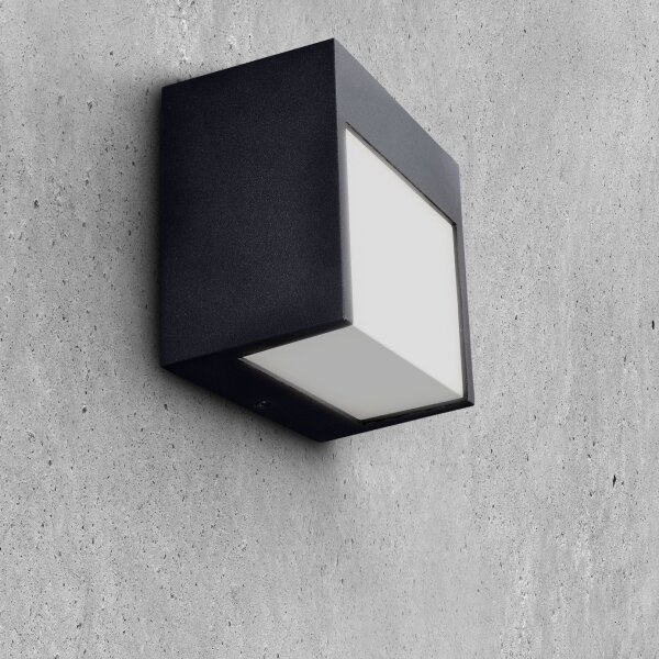Brilagi - LED Venkovní nástěnné svítidlo TERNI LED/12W/230V černá IP44
