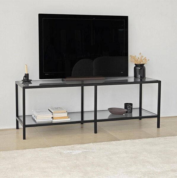 TV stolek Sibade 2 (tmavě šedá + černá). Akce -25%