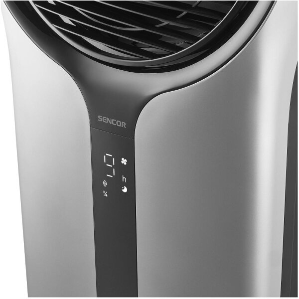 Sencor - Mobilní ochlazovač vzduchu 110W/230V stříbrná/černá + dálkové ovládání