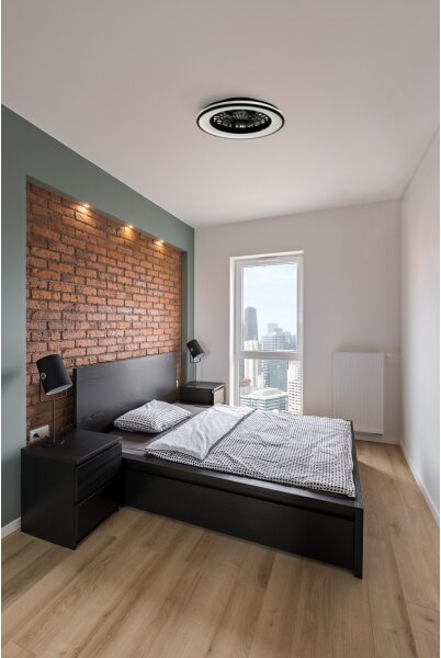 Kanlux 38033-LED Stm. svítidlo s ventilátorem PLAVE 48W/230V 3000/4000/6500K +DO