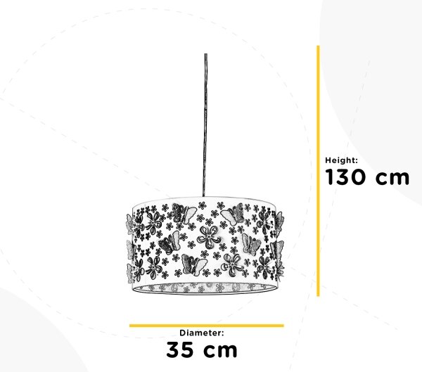 ONLI - Dětský lustr TITILLA 1xE27/22W/230V fialová/bílá