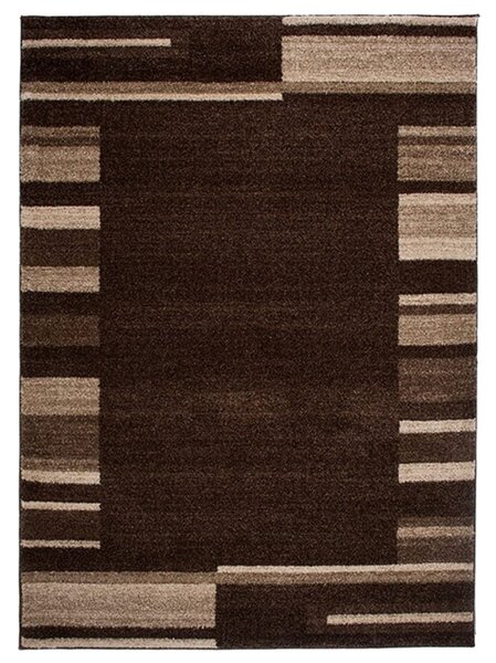 Makro Abra Kusový koberec SARI 3438A tmavě hnědý Rozměr: 60x100 cm
