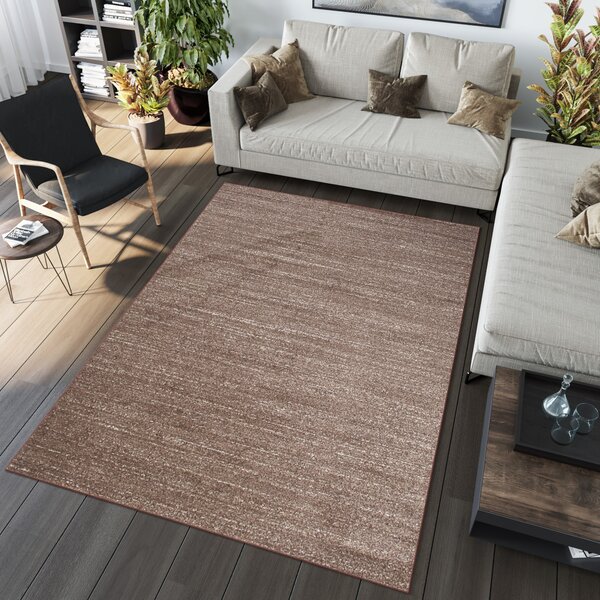 Makro Abra Kusový koberec SARI T006A světle hnědý Rozměr: 80x150 cm