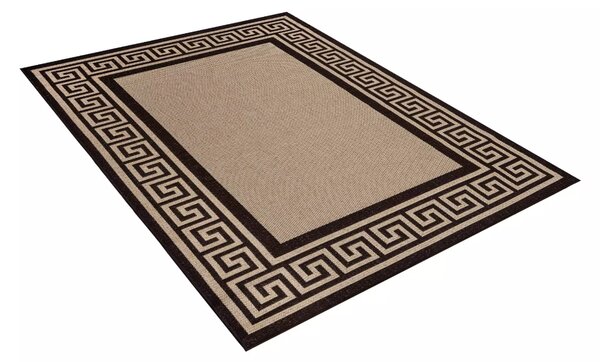 Makro Abra Kusový koberec venkovní Sisal CORDA 1016 1 424 béžový hnědý Rozměr: 60x200 cm