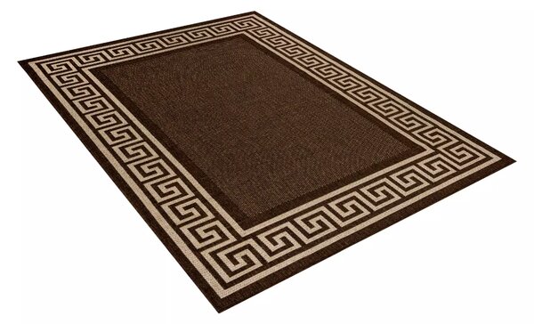 Makro Abra Kusový koberec venkovní Sisal CORDA 1016 1 333 hnědý béžový Rozměr: 60x200 cm