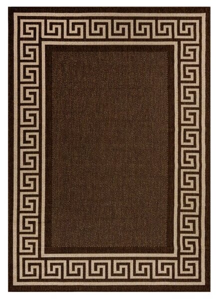 Makro Abra Kusový koberec venkovní Sisal CORDA 1016 1 333 hnědý béžový Rozměr: 60x200 cm