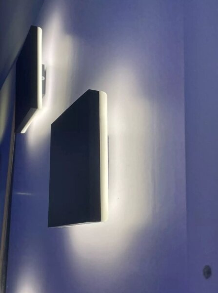 HÖFFTECH - LED Venkovní nástěnné svítidlo LED/10W/230V čtvercový IP65