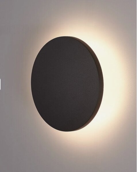 HÖFFTECH - LED Venkovní nástěnné svítidlo LED/10W/230V kulatý IP65
