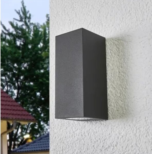 HÖFFTECH - Venkovní nástěnné svítidlo 2xGU10/35W/230V IP65