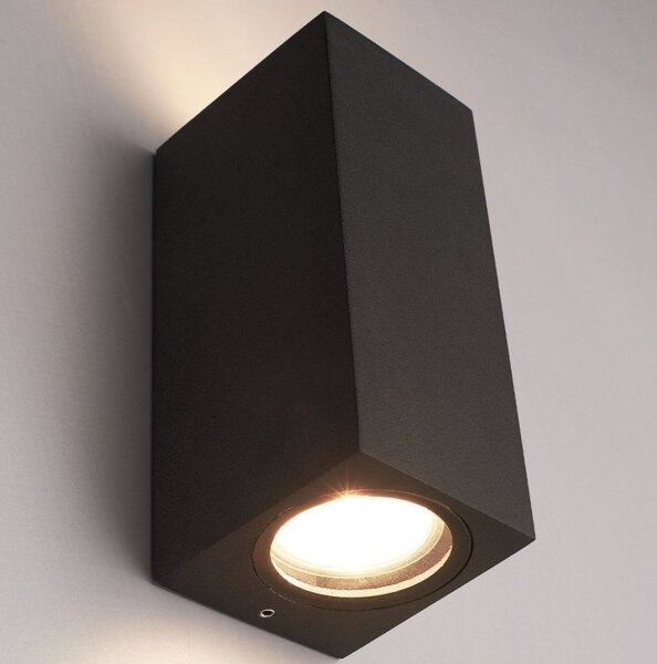 HÖFFTECH - Venkovní nástěnné svítidlo 2xGU10/35W/230V IP65