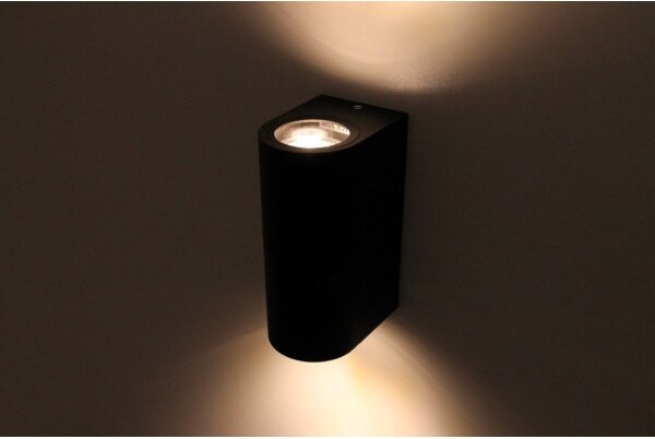 HÖFFTECH - Venkovní nástěnné svítidlo 2xGU10/35W/230V IP65