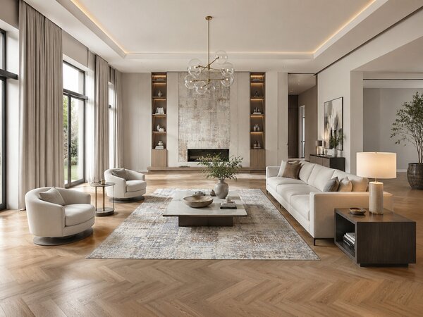 Obsession, Kusový koberec Salsa 690 taupe, 80x150, hnědá, kancelář