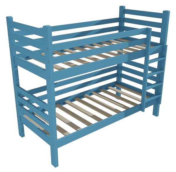Vomaks Patrová postel M 007 NEW* Rozměr: 80 x 180 cm, Prostor mezi lůžky: 100 cm, Barva: barva modrá