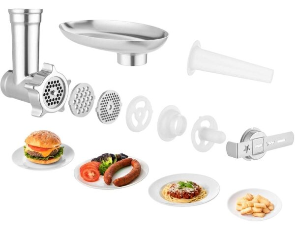 Sencor - Kuchyňský robot s nerezovou mísou 1700W/230V matný chrom