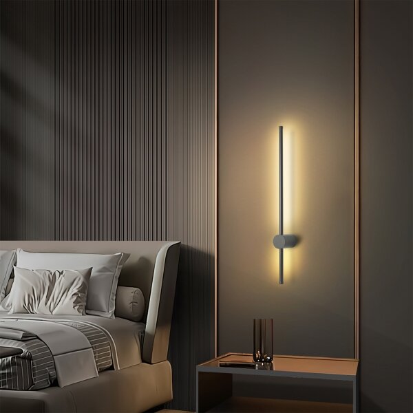 Brilagi - LED Venkovní nástěnné svítidlo AURA LED/12W/230V 3000K IP54 antracit