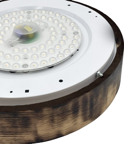 Brilagi - LED Stropní svítidlo CARVALHO SMOKEY LED/36W/230V dub pr. 37,5 cm