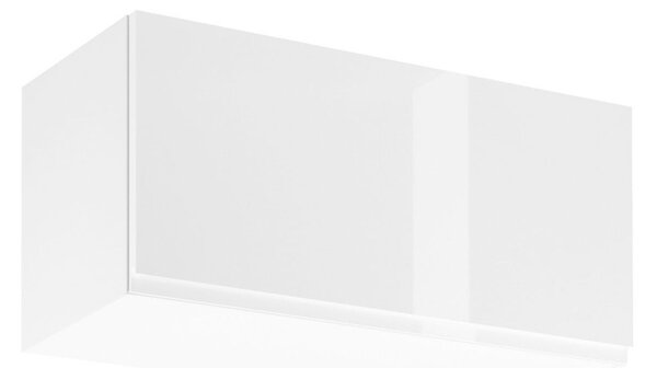 Závěsná kuchyňská skříňka ASPEN G80K - bílá/bílá