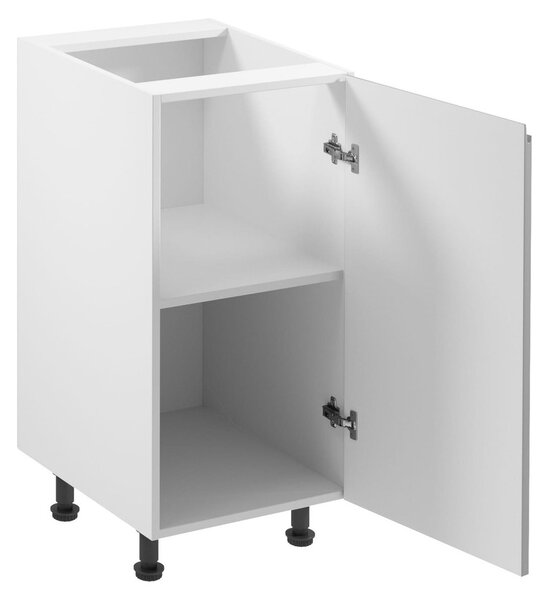 Kuchyňská skříňka ASPEN II D40-P/L- bílá/šedá Otevírání vlevo