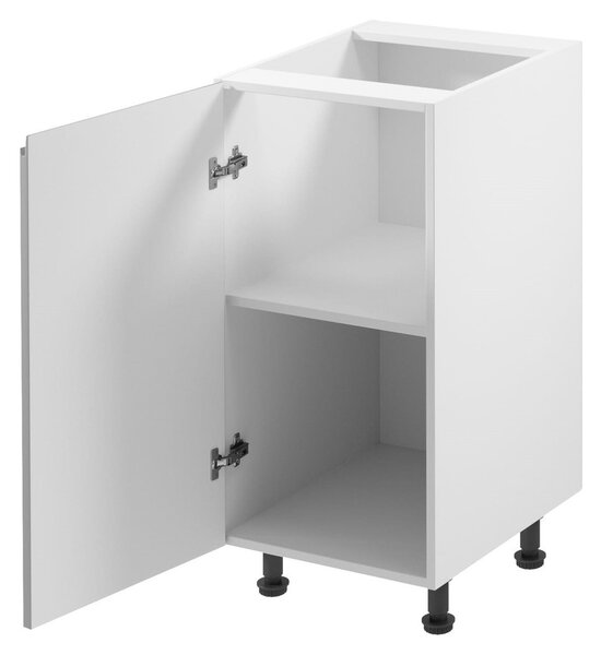 Kuchyňská skříňka ASPEN II D40-P/L- bílá/šedá Otevírání vlevo