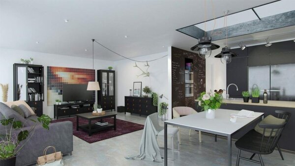 TV stolek Madrid 79668 černý - Tvilum