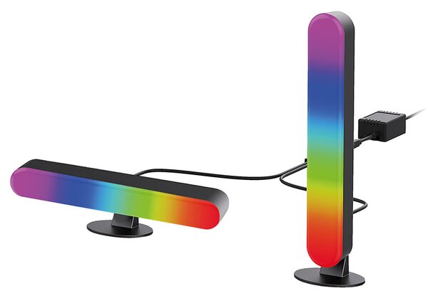 SOLIGHT LED RGB osvětlení Gaming, dálkový ovladač, zvukový senzor, USB