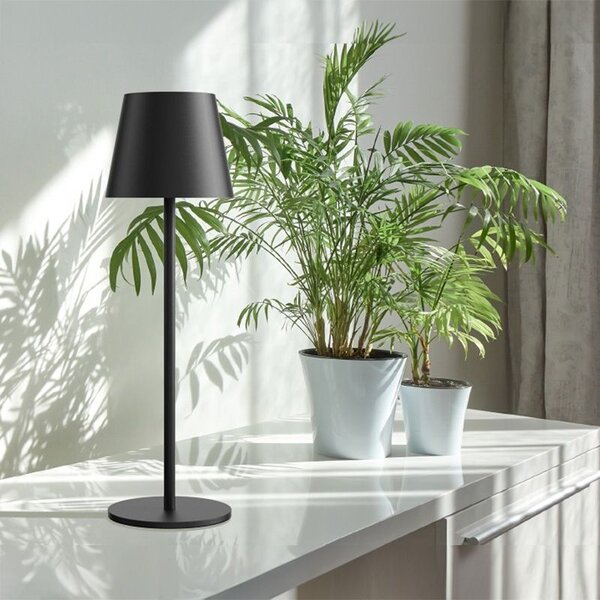 Toolight Dotyková nabíjecí noční lampička APP1365-T BLACK