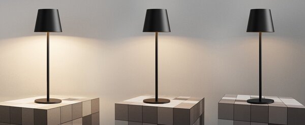 Toolight Dotyková nabíjecí noční lampička APP1365-T BLACK