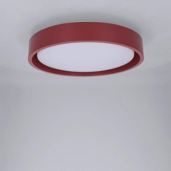 Brilagi - LED Stropní svítidlo MATTEO LED/24W/230V pr. 31 cm červená