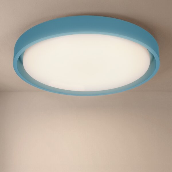 Brilagi-LED Stmív. svítidlo MATTEO LED/48W/230V 3000-6500K pr. 41 cm tyrkysov+DO