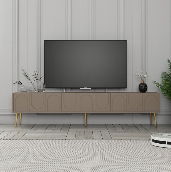 TV stolek/skříňka Bipemu 3 (atlas + zlatá). 1095680