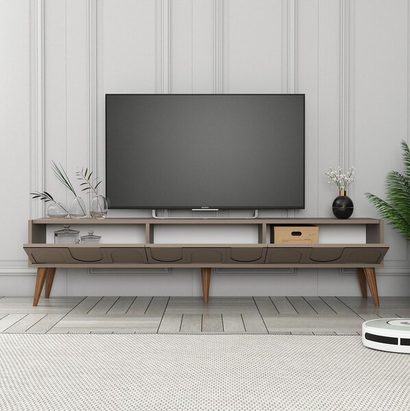 TV stolek/skříňka Bipemu 3 (ořech + atlas). Akce -26%