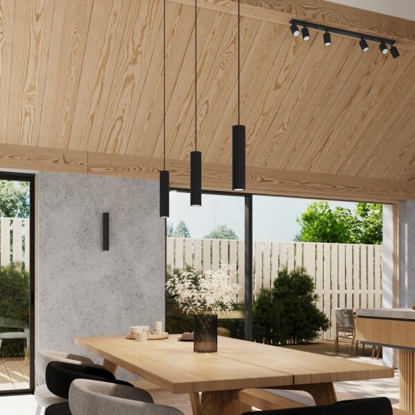 Brilagi - LED Lustr na lanku CRESTO 3xGU10/10W/230V černá