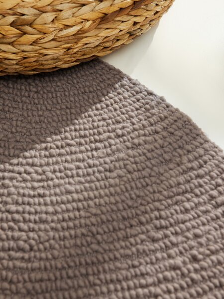 Koberec Hanse Home Calmio taupe kruh