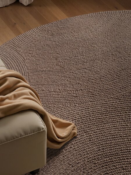 Koberec Hanse Home Calmio taupe kruh