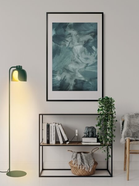 Osram - Stojací lampa DECOR COROLLE 1xE27/15W/230V zelená