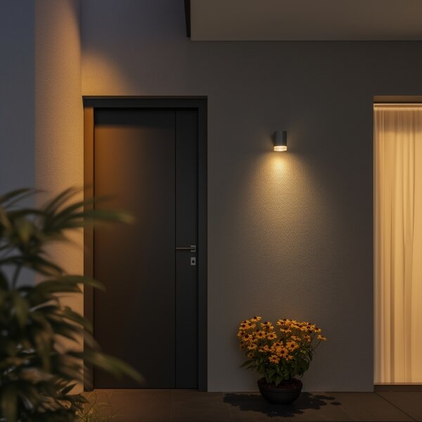 Brilagi - LED RGBW Venkovní nástěnné svítidlo MATERA 1xGU10/4,8W/230V šedá IP54