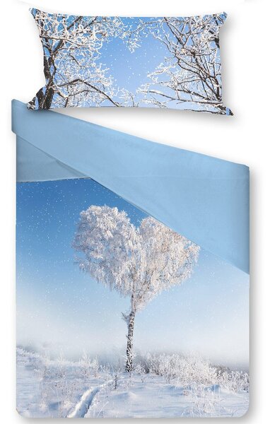 Gipetex Natural Dream 3D italské povlečení 100% bavlna Love tree - 140x200 / 70x90 cm