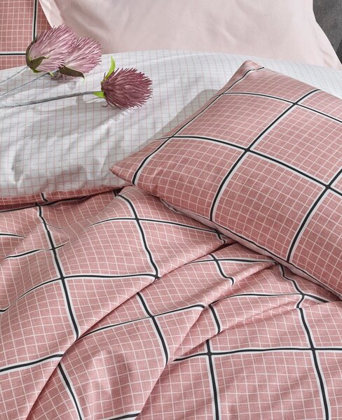 Cottonbox povlečení 100% bavlněné renforcé Rony pink - 140x200 / 70x90 cm