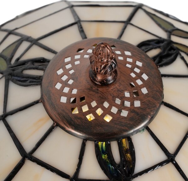 Brilagi - Tiffany vitrážová stolní lampa JUNGLE 1xE27/60W/230V