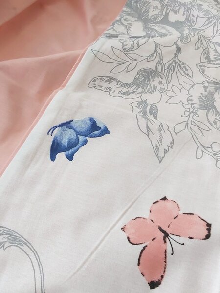 Cottonbox povlečení 100% bavlněné renforcé Cathi salmon - 140x220 / 70x90 cm