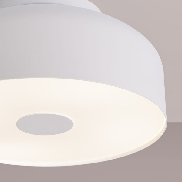 Sollux SL.1677 - Stropní svítidlo OMIQ 4xE27/15W/230V pr. 30 cm bílá