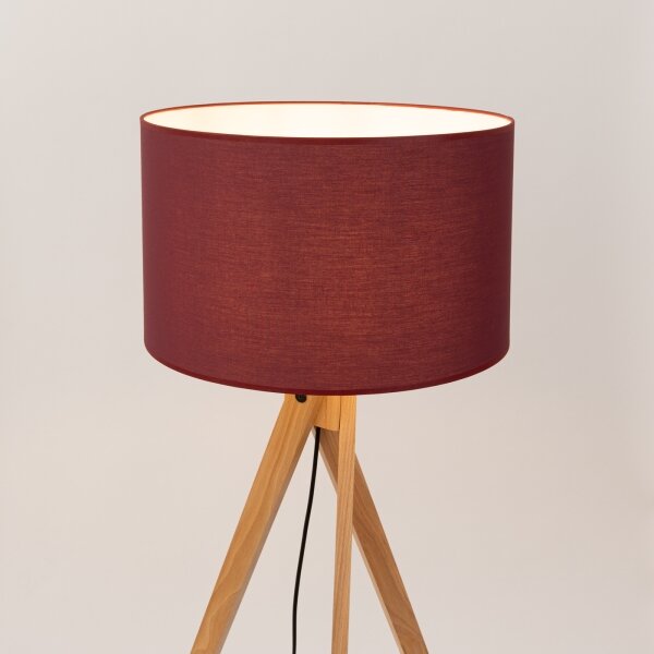 Sollux SL.1907 - Stojací lampa NATT 1xE27/15W/230V červená