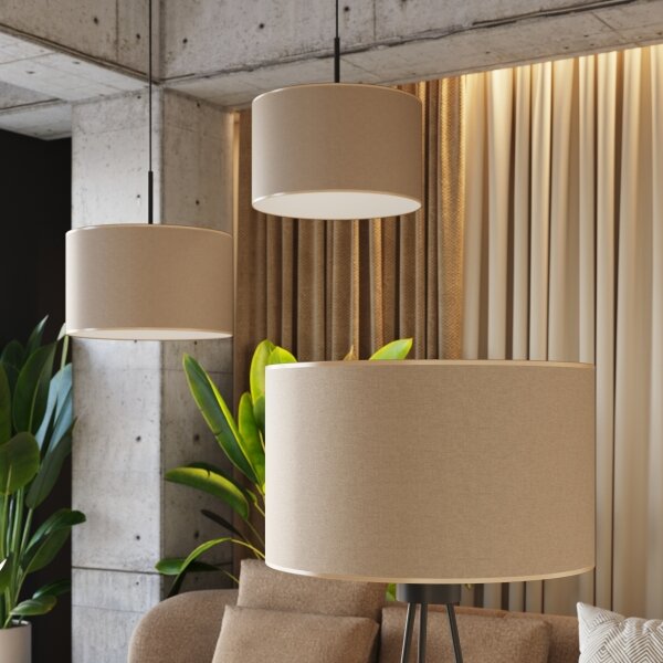 Sollux SL.1853 - Stojací lampa NEVIA 1xE27/15W/230V taupe
