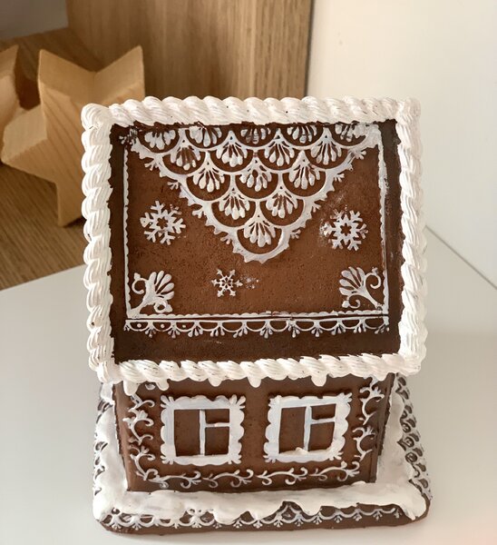 Perníková vánoční chaloupka s LED osvětlením